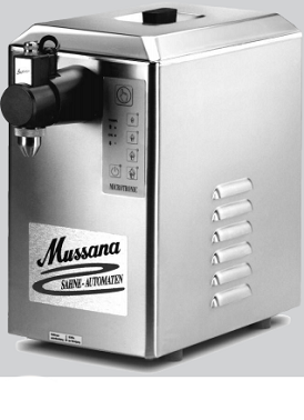 Machine à chantilly professionnelle Mussana - capacités de 2L à double 2x5L - double tambour mélangeur en inox_0