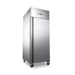 Armoire réfrigérée ventilée positive 700L - Matériel Horeca GN650TN - Acier inoxydable et roulettes pivotantes_0