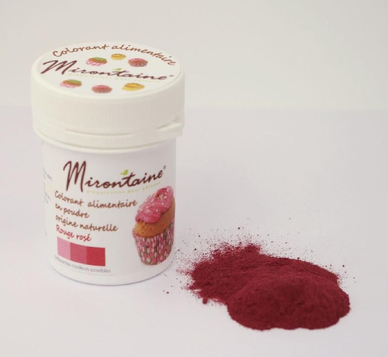 MIRONTAINE COLORANT ORIGINE NATURELLE BIO ROUGE 10G DÉCORS GÂTEAUX