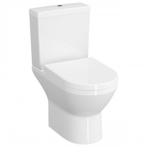 PACK WC À POSER SANS BRIDE ARRIÈRE OUVERT AVEC ABATTANT STANDARD - INTEGRA VITRA FLUSH 2.0 VITRA