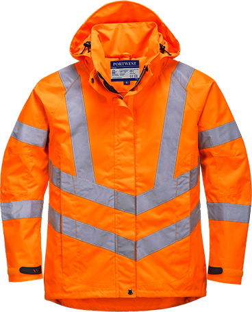 Parka femme hi-vis respirante orange lw70, m_0