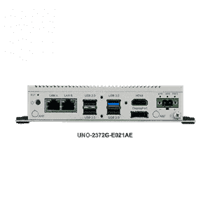 PC modulaire sans ventilateur quadricoeur J1900 - 4xCOM, 4xUSB, Rail DIN et VESA - Référence : UNO-2372G-J021AE - Série UNO-2000_0