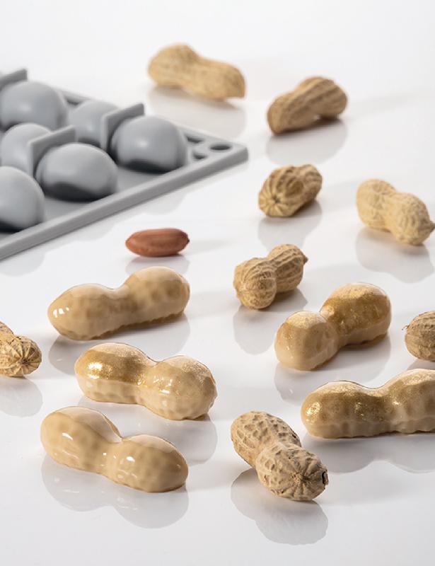 Peanut - Moule en silicone Gourmand Horeca Pavoni Italia - 24 empreintes_0