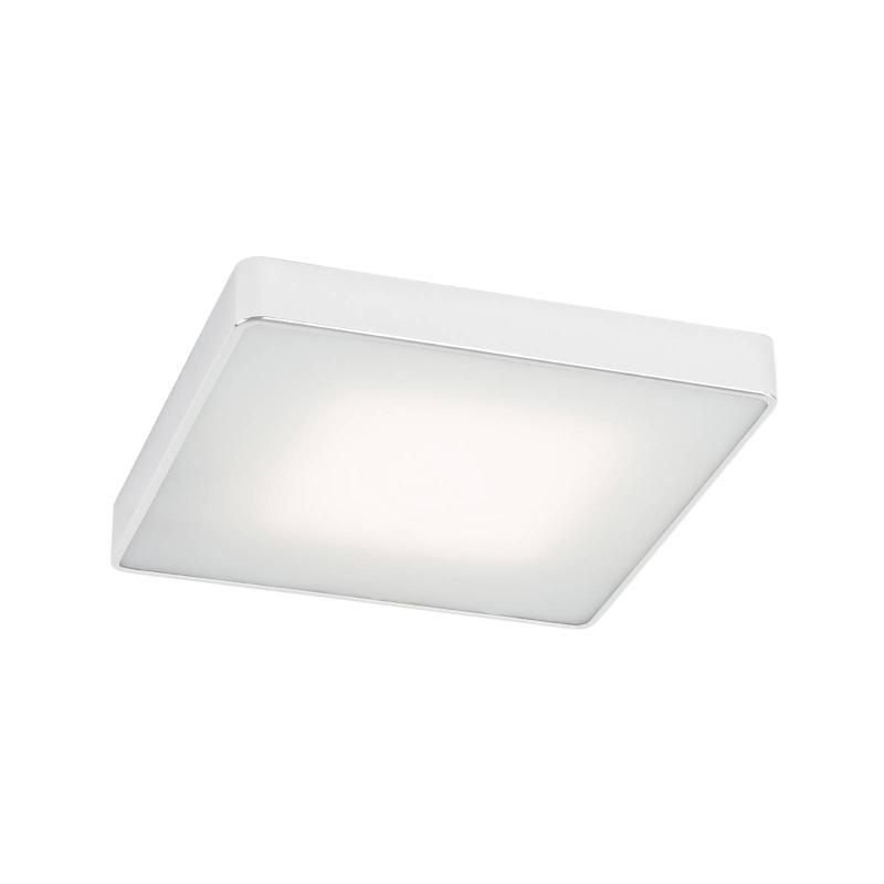 ARGON PLAFONNIER ORO EN ACIER ET VERRE, BLANC, 35CM