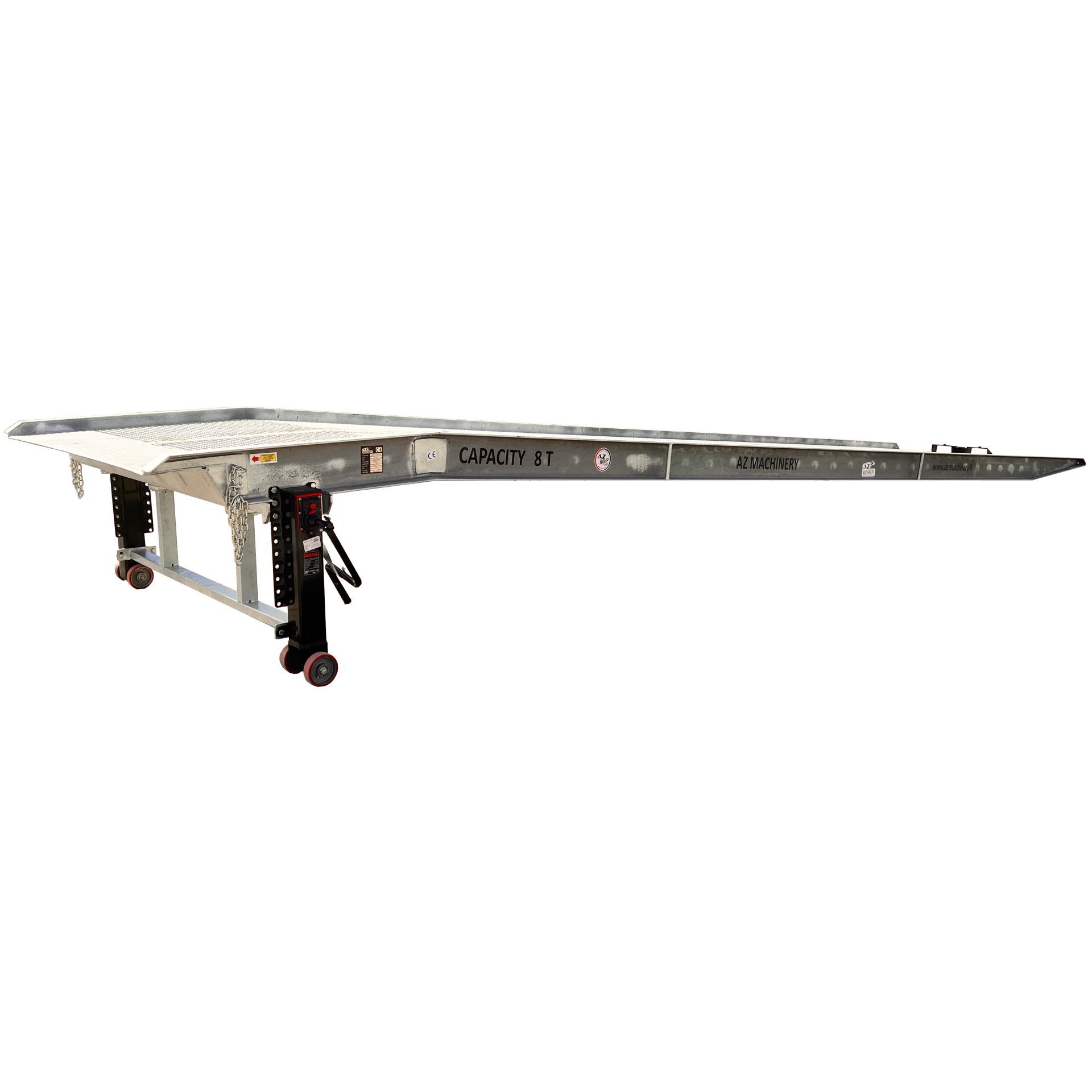 Rampe de quai mobile galvanisée robuste - AZ Ramp Prime WLO - Capacité 8T à 12T - Protection anticorrosion_0