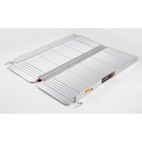 Rampe de chargement pliable - transportable avec poignée - revêtement anti-dérapant - poids max 300 kg_0