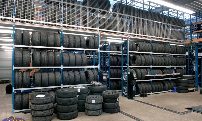 Rayonnage pneumatique - stockage optimisé pour pneus - simple et double accès_0