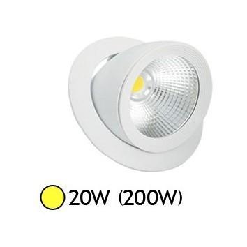 SPOT LED ESCARGOT ORIENTABLE 20W 3000°K VISION-EL 7671