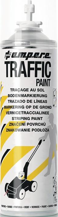 Spray de marquage au sol - Peinture de circulation 500 ml blanc - Ampere_0