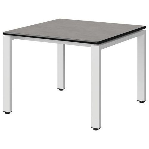 TABLE MALIBU 80X80 T3 SOUDÉ ST ANTIB BÉTON F186/NO BLC 9016