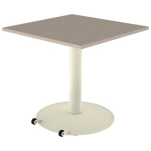 TABLE MANO MOB 80X80 T6 STRAT ABS CHÊNE HONGRIE/BEIGE 1013 - MOBIDECOR