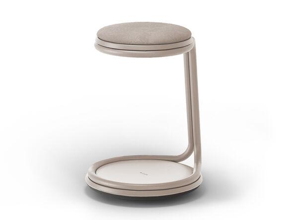 Tabouret empilable avec une structure en métal tubulaire peint_0