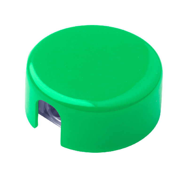 Taille-crayon rond en plastique - couleur verte - 4.6 gr_0