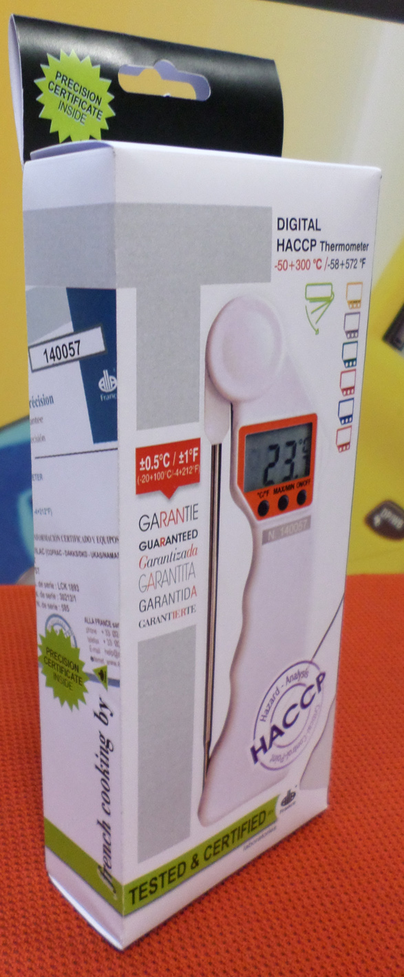 Thermomètre digital à sonde rotative 91000-022/CC-ca - HACCP - Plage -50°C à +300°C_0