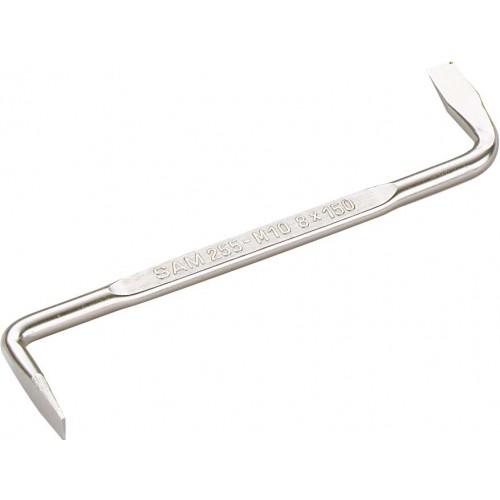 TOURNEVIS COUDÉ DOUBLE EMPREINTE FENTE 10 MM 255M-11 - LONGUEUR 175 MM SAM OUTILLAGE