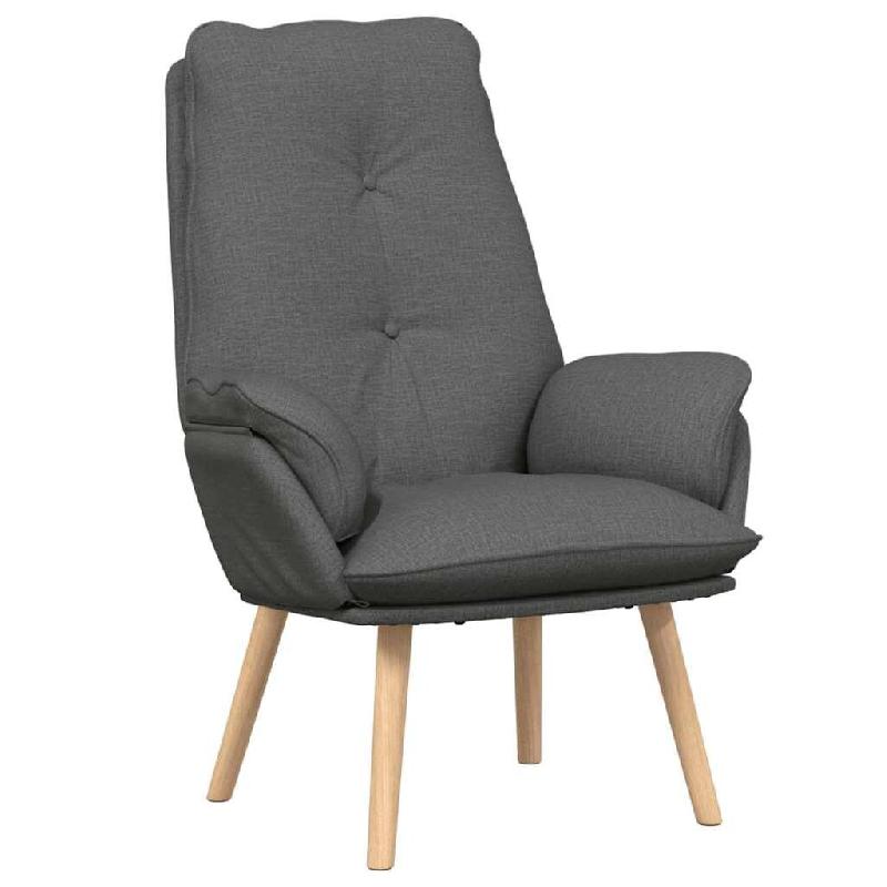 VidaXL fauteuil Gris foncé 69 x 74 x 93 cm Tissu et Contreplaqué Modèle Orion Office Élégance - 42001851_0