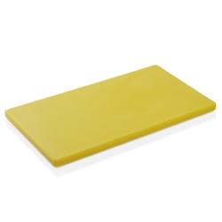 WAS Germany - Planche à découper HACCP, 60 x 40 x 2 cm, jaune, polypropylène (1830606) - jaune plastique 1830 606_0