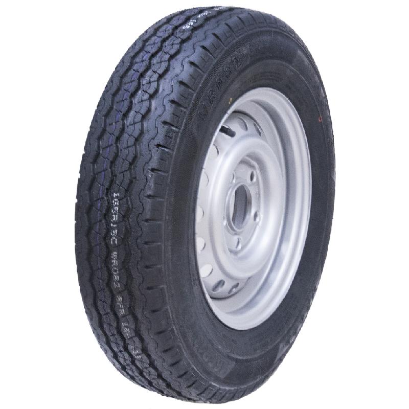 165R13C 5 clous 112mm PCD roue et pneu remorque Wanda WR082 pneu 670kg_0