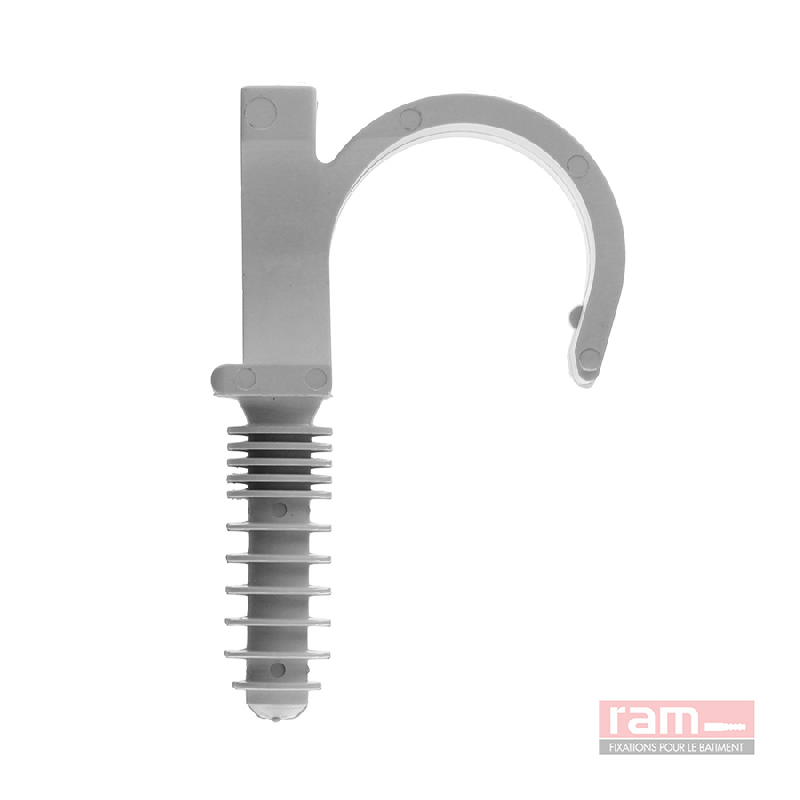 BOÎTE DE 100 RAMCLIP SIMPLE POUR TUBE DIAMÈTRE 25 MM 55225