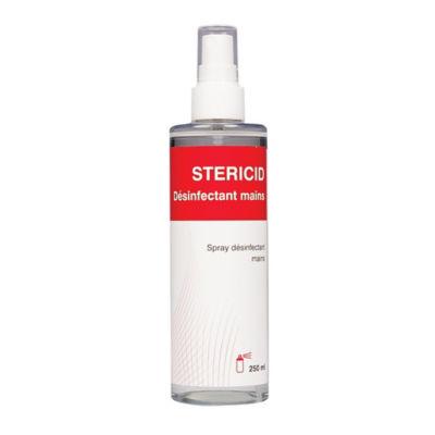 Désinfectant mains Stericid sans parfum spray 250 ml_0