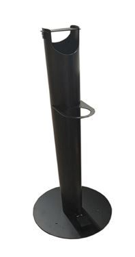 Distributeur de gel hydroalcoolique noir - sans contact - à pédale mécanique - MIF MEDICAL - DISTRI/GEL_0