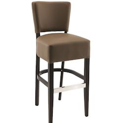 France Mobilier CHR Tabouret de bar Ines bst hôtel restaurant 54 x 45 x 111cm Taupe - 3760326520633_0