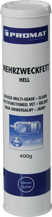 Graisse multiusage claire 400g - Cartouche PROMAT CHEMICALS - Lithium, résistante à l'eau et aux températures élevées_0