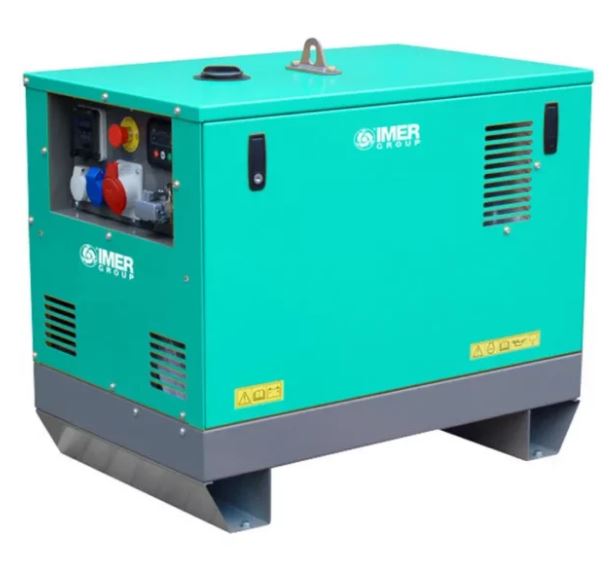 Groupe électrogène diesel insonorisé triphasé 6,5 kva silentstar 6500d t yn - 11579454_0