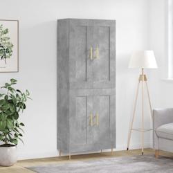 Helloshop26 - Buffet bahut commode armoire meuble de rangement organisateur cuisine salle de séjour salon haut 69,5 x 34 x 180 cm 02_0034595 - 300021_0