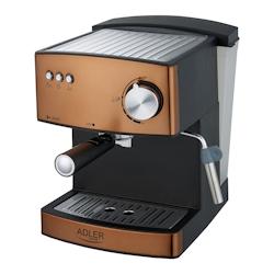 Machine à café, cafetière expresso Adler AD 4404cr, 15 bars, 850W, Cuivre - 3701123975042_0