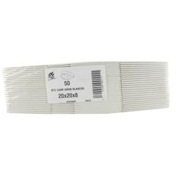 METRO PROFESSIONAL boîte pâtissière blanc 20 x 5 cm x 50 - blme202005bc_0