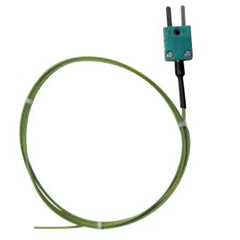 Sonde thermocouple à soudure apparente - soudure chaude - connecteur miniature mâle compensé - câble 2m - classe 1_0
