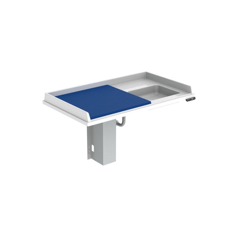 Table à langer pour handicapé - granberg  - électrique à hauteur variable pour bébé, largeur 140 cm + lavabo - 335-141_0