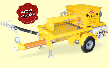 Transporteur de chape liquide autonivelante et de béton cellulaire - S8CM_0