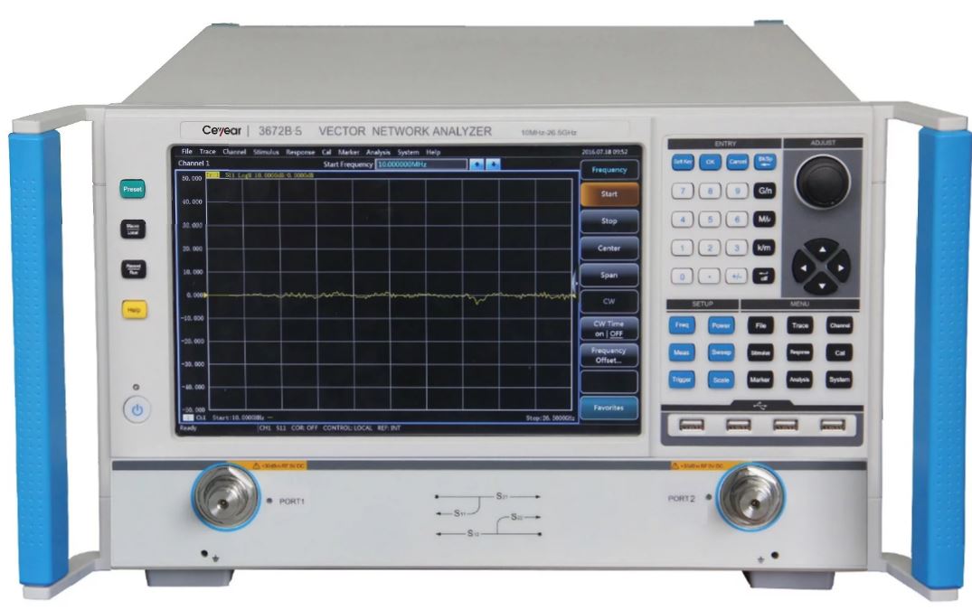 3672b-s - Analyseur de réseau vectoriel CEYEAR - 10MHz à 26.5GHz - Analyseurs de signaux vectoriels_0