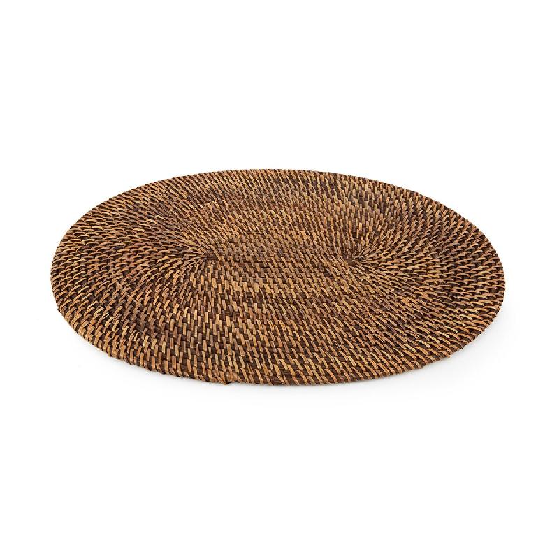 Bazar Bizar Set de table ovale en rotin 40x30 cm naturel marron - Lot de 6 - multicolore Matériau naturel BAGE003NBr-MTR6_0