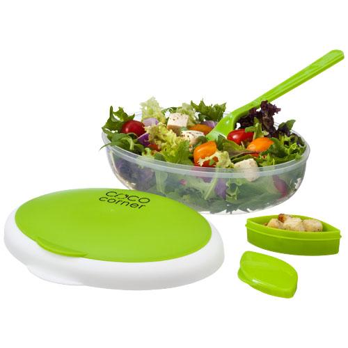 Coffret à repas Maalbox 11262102 - avec fourchette pliable et pot à condiment - 400 ml - Plastique PP_0