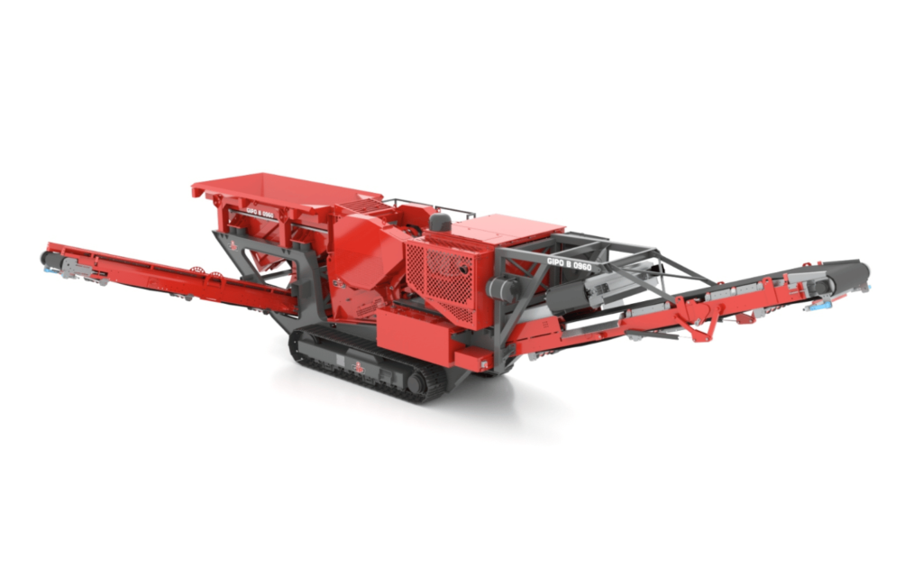 Concasseur à mâchoires sur chenilles GIPO B 0960 - compact et facilement transportable_0