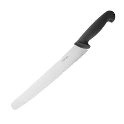 Couteau à pâtisserie denté Hygiplas noir 250mm - CF895_0