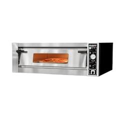 Four à pizza électrique 6 x Ø34 cm LARGE (6 kW - 380V) PREMIUM / GOLDINOX - gris inox 3701770822270_0