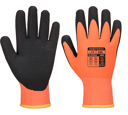 Gants de protection thermique Thermo Pro Ultra orange noir AP02, taille S - Certifiés CE_0