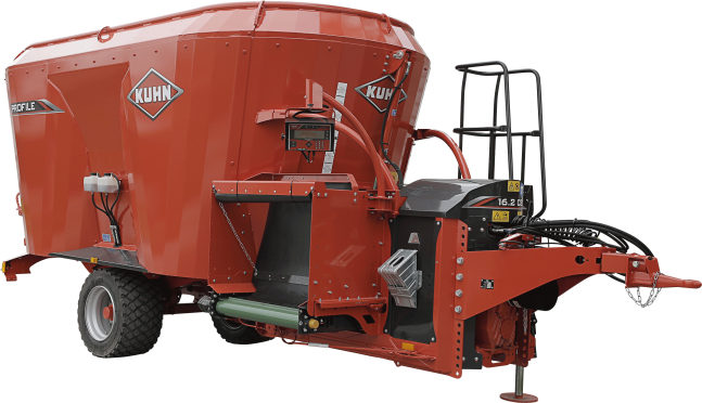 Mélangeuse traînée Profile Plus 20.2 CS - Kuhn - 20 m3, 2 vis verticales, turbine de paillage_0