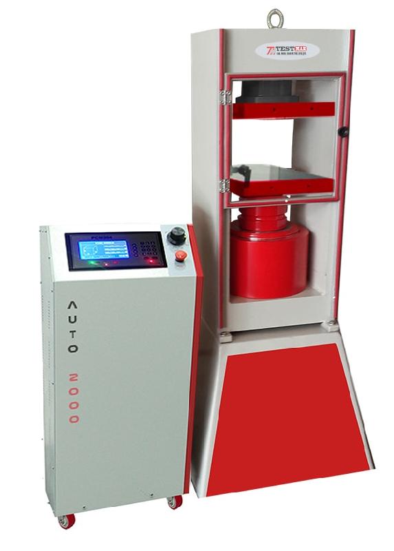 Machine d'essai automatique de compression pour béton bloc - TMC-5232 - 2000 kN - ASTM Normes - 220-240 V_0