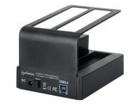 Manhattan QuickDock Duo - Duplicateur de disque dur 2 baies SATA-300 - IC Intracom_0