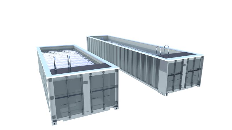 Piscine container - Ma piscine container - dimensions de 6m à 12m - profondeur d'eau 1,40m_0