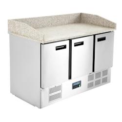 Polar G-Series Etabli pour pizza avec plan de travail en granit 368L - CN402_0