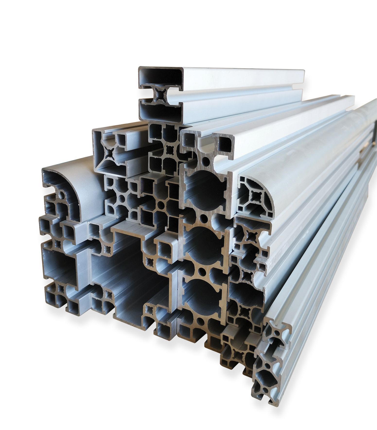 Profilé aluminium rainuré