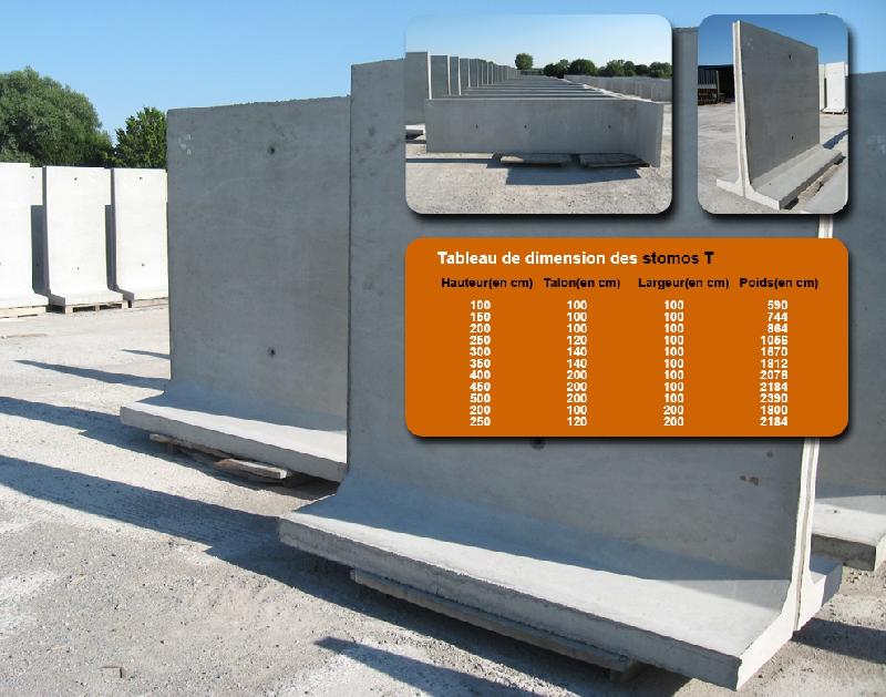 T-béton - Éléments préfabriqués pour stockage de maïs et matériaux divers en béton armé_0