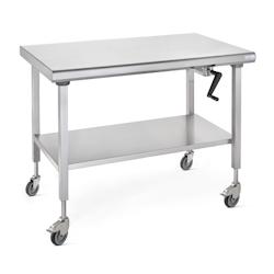 Tournus TABLE INOX CENTRALE MOBILE 