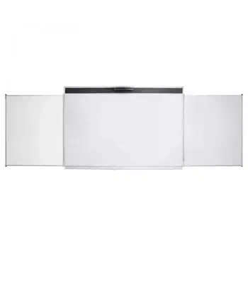 Vanerum Tableau Triptyque SOLUTION Tableau pour VPI tactile, H130xL200 cm émail e3 blanc feutre, ave_0